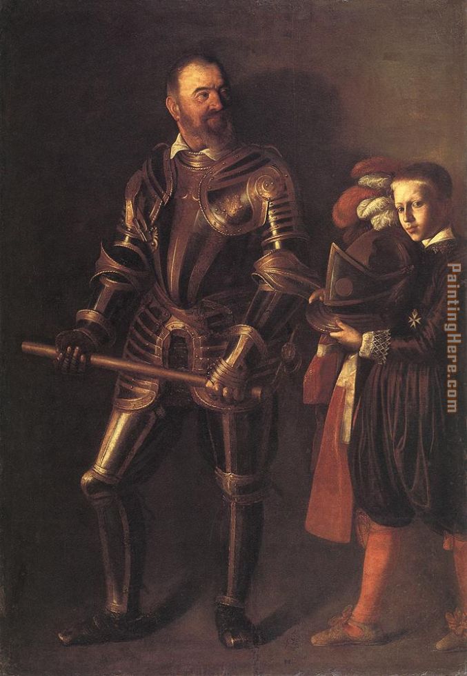 Alof de Wignacourt painting - Caravaggio Alof de Wignacourt art painting